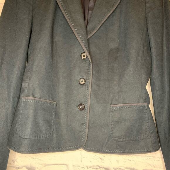 Tahari Linen/Cotton Blazer - Picture 5 of 9